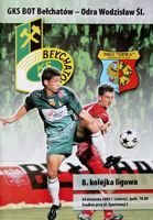 GKS Belchatow - Odra Wodzislaw Slaski Orange Ekstraklasa (24.09.2005) oficiální program