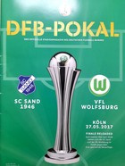 SC Sand 1946 - VfL Wolfsburg Finále Německého poháru žen (27.5.2017) oficiální program