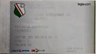 Legia Warszawa - SV Ried Evropská liga UEFA (09.08.2012) vstupenka na zápas