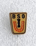 Odznak BSG Union Mühlhausen (Východní Německo, lak)