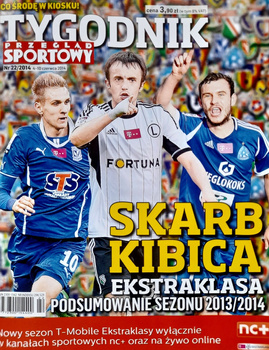 Ekstraklasa - přehled sezóny 2013-2014 Průvodce pro fanoušky (týdeník Przeglad Sportowy)