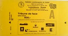 Zápas Lucembursko - Rusko v kvalifikaci na mistrovství světa ve fotbale (14.4.1993) vstupenka