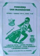 Program Pomerania Youth Speedway League (01.06.1999)