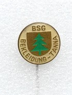 Odznak BSG Bekleidung-Tanna (Východní Německo, epoxid)