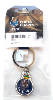 Přívěsek na klíče s erbem FC Porto (oficiální licencovaný produkt)