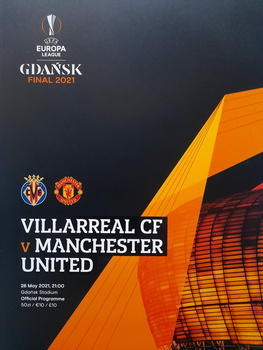 Oficiální program finálového zápasu Evropské ligy UEFA Villarreal CF - Manchester United (26.5.2021, Gdaňsk)