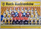 Velký plakát fotbalového týmu Ruch Radzionków Jaro 2012 (oboustranný)