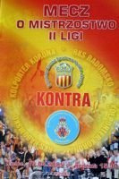 Korona Kielce - RKS Radomsko II liga oficiální program (16.04.2005)