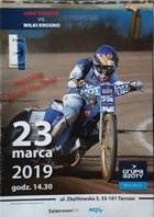 Unia Tarnów - Wilki Krosno bodovací trénink speedway oficiální program (23.03.2019)