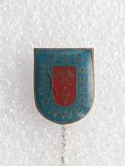 Odznak BSG Hagenwerder (Východní Německo, epoxid)