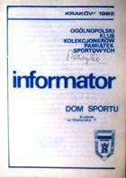 Bulletin polského sdružení sběratelů sportovních suvenýrů - svazek 6 (1982)