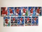 Arsenal FC UEFA Champions League 2012-2015 hráčská sada 11 karet Panini