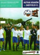 Hutnik Krakow (Polsko) - Sheffield F.C. (25.09.2009) - přátelský, dvojjazyčný