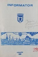 Bulletin polského sdružení sběratelů sportovních suvenýrů - ročník 23 (1986)