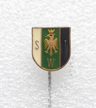 Odznak s erbem FC Swarovski Wacker Tirol Innsbruck (lak)