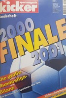 Přehled sezón Bundesligy 2000/2001 - 2004/2005 (časopis Kicker, 5 čísel v pevné vazbě)