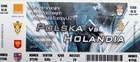 Polsko - Nizozemsko UEFA U-21 European Championship qualyfing match official ticket (13.10.2009)