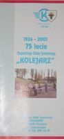 Oficiální program k 75. výročí založení ChKS Kolejarz Chojnice 1926-2001