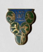 Odznak pětibojařského týmu LKS Lumel Zielona Gora (smalt)