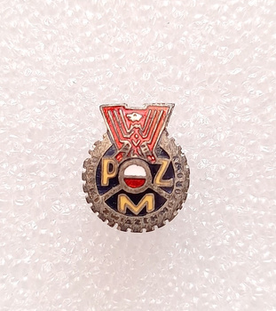 Starý odznak Polského svazu motoristického sportu (smalt)