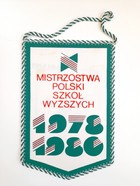 Polské akademické mistrovství pro vyšší školy 1978-1980 pennant