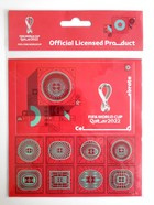 Mozaika Nálepky (2 v 1 balení) Mistrovství světa ve fotbale Katar 2022 (oficiální licencovaný produkt)