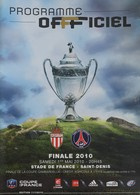 AS Monaco - PSG, finálový zápas Coupe de France (01.05.2010) Oficiální program