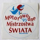Mistrovství světa motorových člunů Bełchatów 1993 samolepka