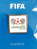 Historické značky mistrovství světa ve fotbale - Mexiko 1986. Odznak FIFA Classics (oficiální licencovaný produkt)
