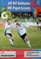 GKS Belchatow - Pogon Szczecin Orange Ekstraklasa (11.04.2006) oficiální program