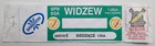 Widzew Lodz I liga sezóna 1996-1997 vstupenka na zápas