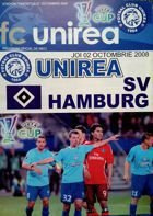 Oficiální program zápasu FC Unirea - Hamburger SV UEFA Cup (02.10.2008)