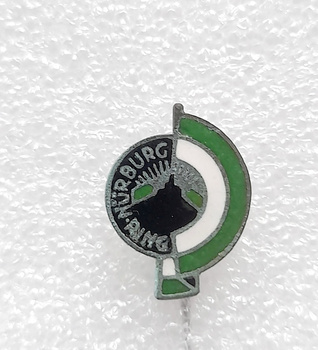 Starý odznak závodní dráhy Nürburgring (smaltovaný, podepsaný)