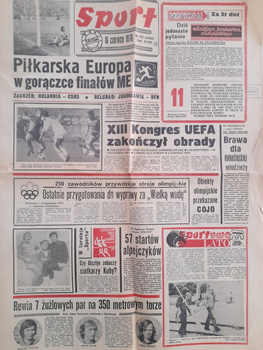 Časopis Sport č. 117/1976 (Preview na UEFA Euro 1976)