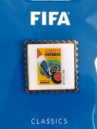 Mistrovství světa ve fotbale Historické značky - Brazílie 1950. Odznak FIFA Classics (oficiální licencovaný produkt)