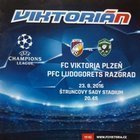 Viktoria Plzeň - Ludogorets Razgrad Oficiální program Ligy mistrů (23.08.2016)