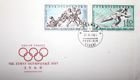 Obálka zimních olympijských her Squaw Valley 1960 s FDC známkou (Československo)