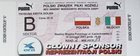 Polsko - Itálie Vstupenka na zápas play-off UEFA Euro U-21 (10.11.2001) - cena 20 zł