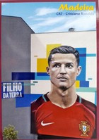 Cristiano Ronaldo CR7 mural (Madeira) pohlednice
