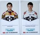 Jorn Jamtfall a Harald Brattbakk (Rosenborg BK) s originálními autogramy